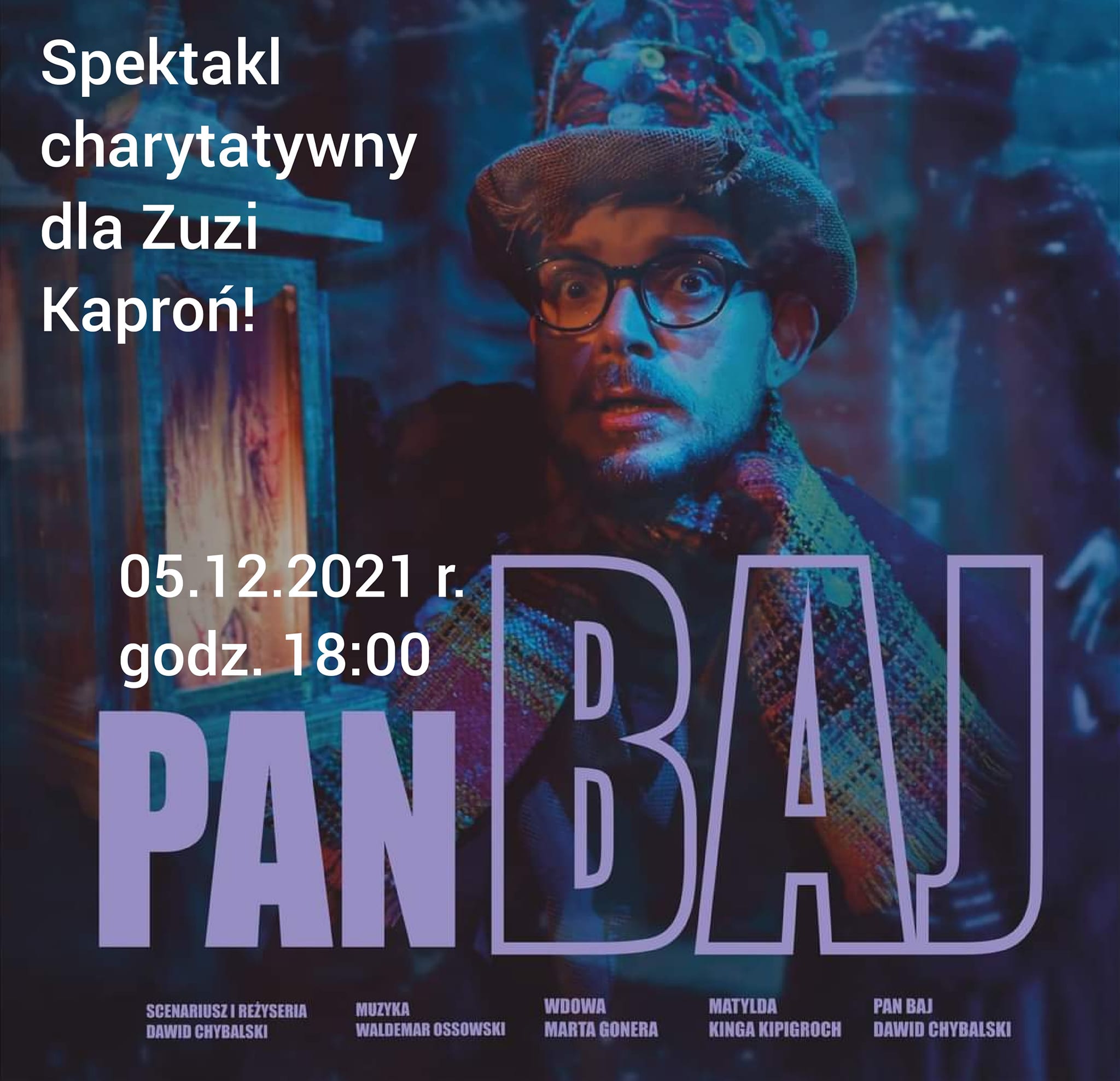 Wyjątkowy charytatywny spektakl dla Zuzi Kaproń